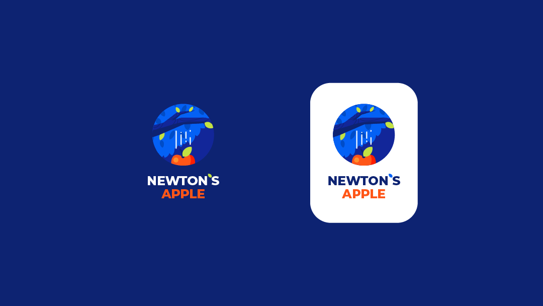 Newton's Apple logo concept version 1